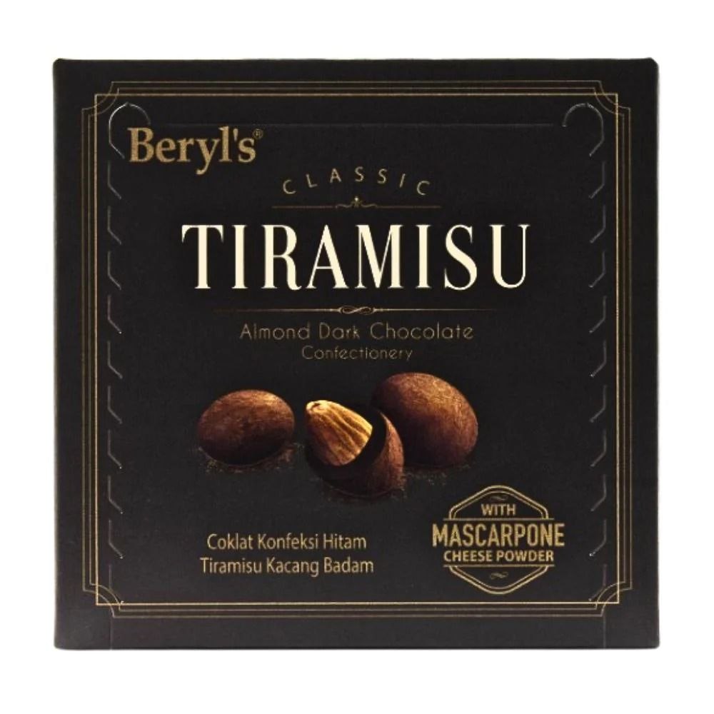 Beryl's Classic Tiramisu Almond Dark 65g